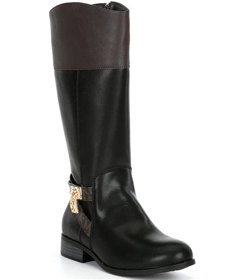 michael kors kids booties|Michael Kors finley riding boots.